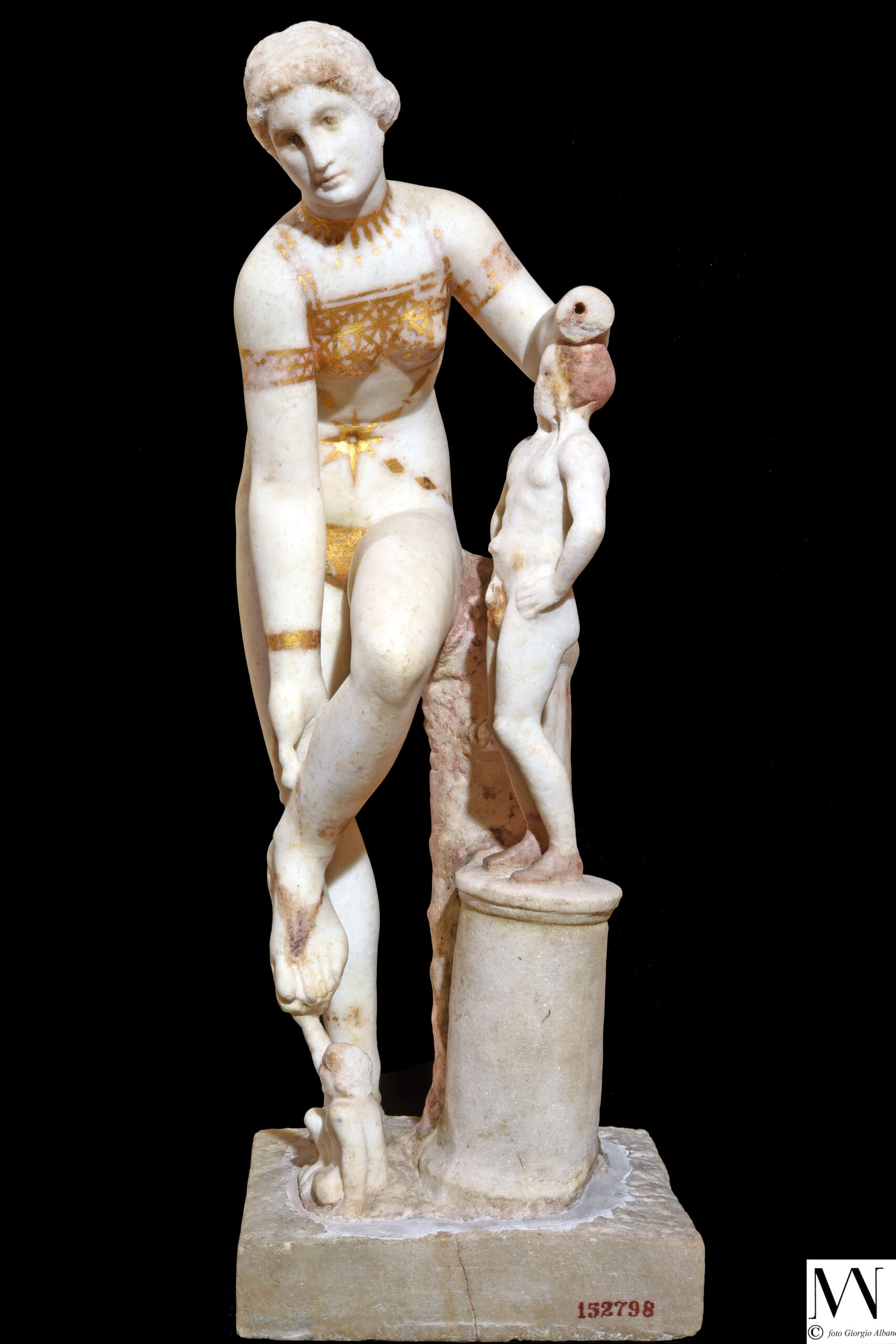 Venus with golden bikini